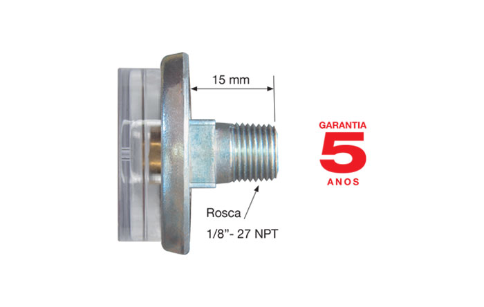 Indicador de Pressão Espiral (Recarregável) - Imagem 2