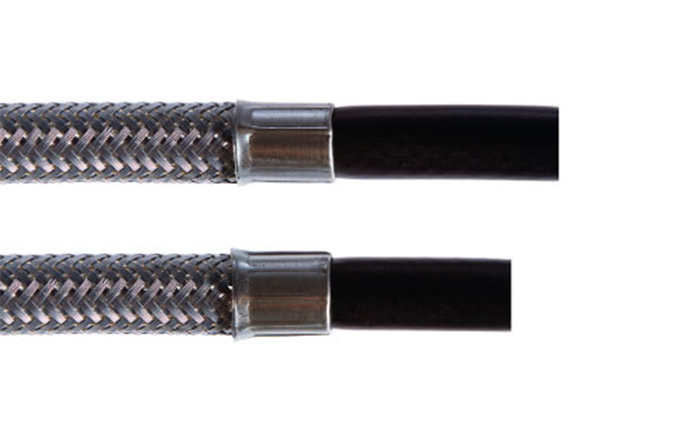 Mangueira Flexível Ponta Lisa Preta